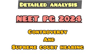 NEET PG 2024 Controversy and Supreme Court Hearing Update neetpg2024 neetpgcounselling2024 [upl. by Purcell]