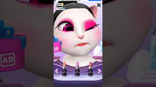 My Talking Angela Full Pink Makeup Look 💗🤣🤣 shorts viral mytalkingangela like funny challenge [upl. by Anne]