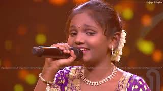 Ottha Rubai tharen Song by ShanuMithra 😍 SuperSingerJunior [upl. by Mandell182]