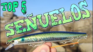 Top 5 SEÑUELOS para PESCAR LUBINAS a SPINNING 2024❇️Los mejores para la Pesca Alguno de Aliexpress [upl. by Iene522]