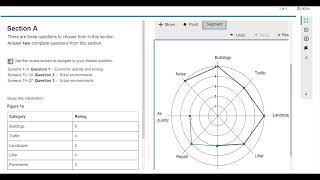 Taking an Onscreen Test  Radial Graphs [upl. by Duile]