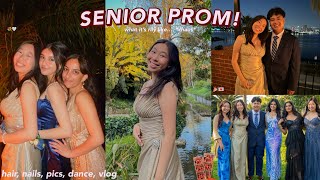 GRWM amp VLOG SENIOR PROM what prom is actually like vlog prom pics prep what its rlly like [upl. by Ikiv904]