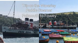 Trip to Fowey on PS Waverley from Falmouth [upl. by Elleda]