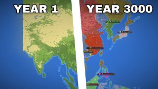 3000 Years of Human Colonization in EAST ASIA  WorldBox Timelapse [upl. by Ravid]