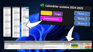 Calendrier scolaire 2024 2025 [upl. by Spaulding]