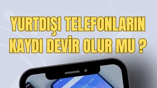 Yurt Dışı Telefon Kayıtlarını Farklı Cihazlara Aktarma Mümkün Mü [upl. by Nylannej]