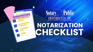 Get our Notarization Checklist free download [upl. by Onibla]