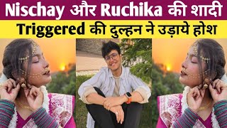 Triggered Insan And Ruchika Rathore Wedding  Nischay Malhan [upl. by Nnahaid]