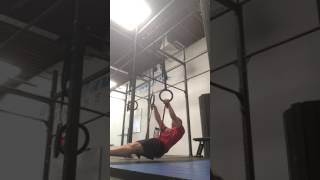 Kipping Muscle Up Drill  ToesHips [upl. by Kessia]