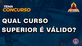 Curso Superior para o CFO e CFSd  quais são aceitos [upl. by Meldoh673]