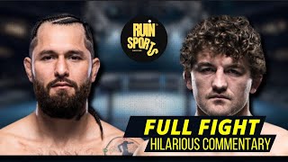 UFC’s Fastest KO Masvidal’s 5Second Win Shocks Our New Commentator ufc masvidal benaskren [upl. by Kaete]