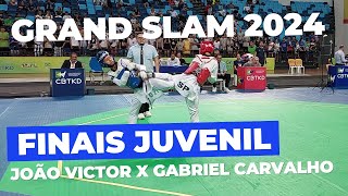 Grand Slam 2024 Finais Juvenil  João Victor x Gabriel Carvalho 51kg [upl. by Enyrhtak]