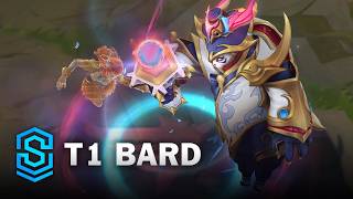 T1 Bard Skin Spotlight  PreRelease  PBE Preview  League of Legends [upl. by Dodd736]