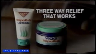 Vicks Vaporub Commercial  1990 [upl. by Asher]