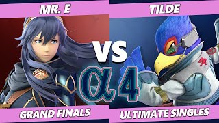 Alpha 4 GRAND FINALS  Mr E Lucina Vs Tilde Falco SSBU Ultimate Tournament [upl. by Tierza644]