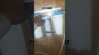 water filter installation sanitary sanitarywork plumbing sanitaryfittings construction house [upl. by Nowyt]