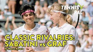 Classic Rivalries Steffi Graf vs Gabriela Sabatini wta [upl. by Leuqram]