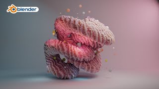 Blender  Abstract Coral Art  Cycles  CG Professor [upl. by Yrolg]