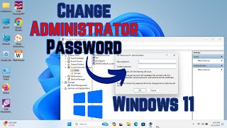 How To Change Admin Password On Windows 11 2024 [upl. by Herminia]