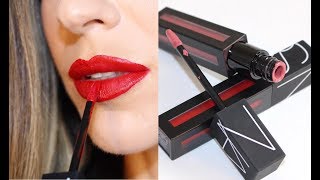 New NARS Powermatte Lip Pigment Liquid Lipstick SWATCHES amp Full Review [upl. by Perrins]