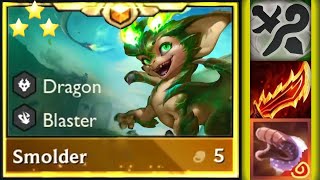 3 Star Smolder 9 Multistriker ft Mittens⭐⭐⭐  TFT SET 12 [upl. by Hutner]