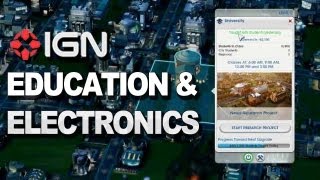 SimCity How the Education amp Electronics Specialization Works [upl. by Conger]