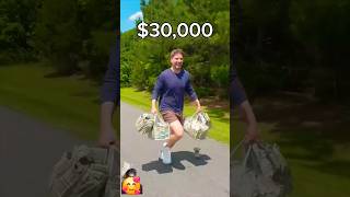 Sprinting with more and more moneyshortvideos mrbeast 🥰 [upl. by Massab]