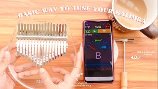 ☕ Easy Guide How To Tune Your Kalimba  Kalimba Guide ✨ [upl. by Esimehc]