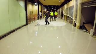 See our Flowcrete Rapid Resin Terrazzo Flooring Installation [upl. by Doroteya]