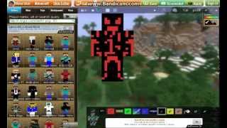 MinecraftMaking a skin on Novaskinme [upl. by Zane]