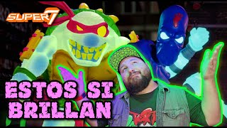 IMPORTAN LAS CAJAS   SUPER7 FOOT SOLDIER amp SLASH GLOW IN THE DARK  REVIEW EN ESPAÑOL [upl. by Wightman]