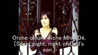 Enya Silent Night in Irish Christmas Lyrics [upl. by Sivie89]