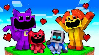 Having a SMILING CRITTERS FAMILY in Minecraft [upl. by Vala]