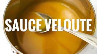 Sauce Velouté with Derivatives  Five Mother Sauces [upl. by Yolande633]