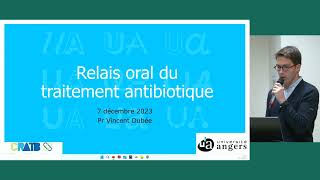 Pr V DUBEE infectiologue CHU Angers Flash info Relais oral Décembre 2023 [upl. by Narrat977]