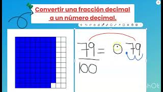 Convertir una fracción decimal a un número decimal ¡Facilísimo Profe Wellington [upl. by Adnema]