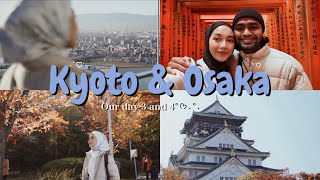 Japan Vlog 🇯🇵 ep 2  Our last day in Kyoto and exploring Osaka using Osaka Amazing Pass 𓍢໋🌷͙₊˚ੈ♡ [upl. by Cimbura841]