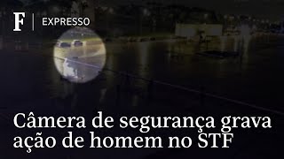 Veja como foi a ação do homem que atirou explosivos contra o STF [upl. by Japheth]