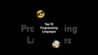 Top 10 Coding Languages Of All Time programming coding python technology shorts yt viral [upl. by Amarette]