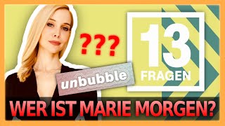 Wer ist MARIE MORGEN ZDF 13 Fragen  unbubble [upl. by Roose]