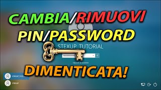 SOLUZIONE PASSWORD DIMENTICATA WINDOWS 10 [upl. by Moth]