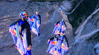 6 Way Wingsuit Flight  Dolomites  Sass Pordoi  2024 [upl. by Isis279]