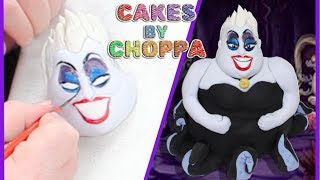 Ursula Cake  The Little Mermaid  Feat GlowPinkstah How To [upl. by Aekahs]