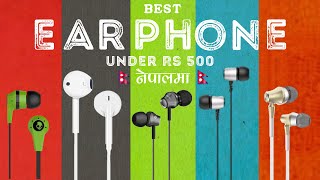 Best Earphones under Rs 500  Best Gaming Earphone under 500 In Nepal  Tech Nepal [upl. by Airelav]