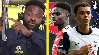 Darren Bent EXPLAINS Why Bukayo Saka Is Having A BETTER SEASON Than Brennan Johnson 🤯👀  talkSPORT [upl. by Narad]