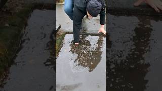 S0272 Unclogging a storm drain after rain in Germany shorts [upl. by Eenej]