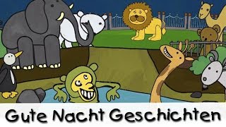 😴 Gute Nacht Geschichten Nachts im Zoo  Geschichten für Kinder [upl. by Ydda]