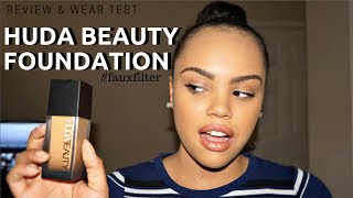 Huda Beauty FAUXFILTER Foundation Review  340G Baklava [upl. by Ayin]