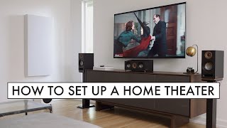 HOW TO Set Up a 51 HOME THEATER Surround Sound Speaker System [upl. by Retsim893]