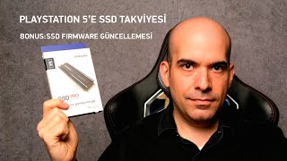 Sony PlayStation 5e M2 SSD Montajı ve Firmware Güncellemesi [upl. by Ayerf]